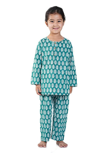 Leaf Print Night Suit