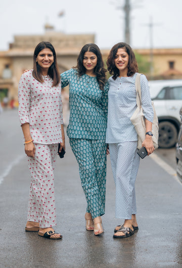 pure cotton women pajama sets