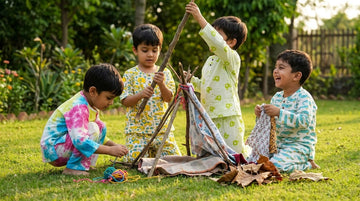 kids playtime at nani house in Chheent Nightsuits