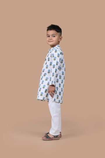 Traditional Print Kurta pajama for Boys