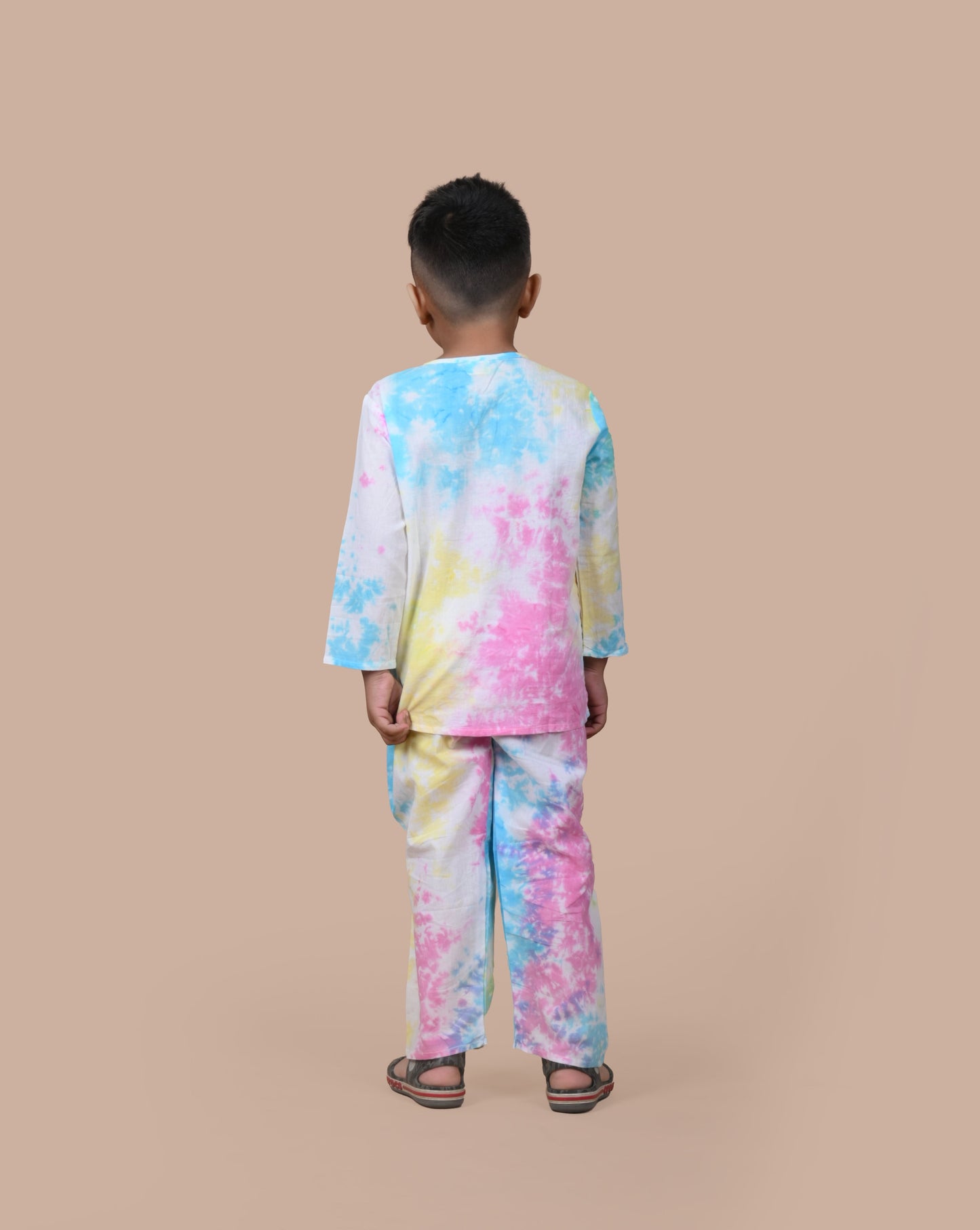 Multi Tie and Dye Night Suit