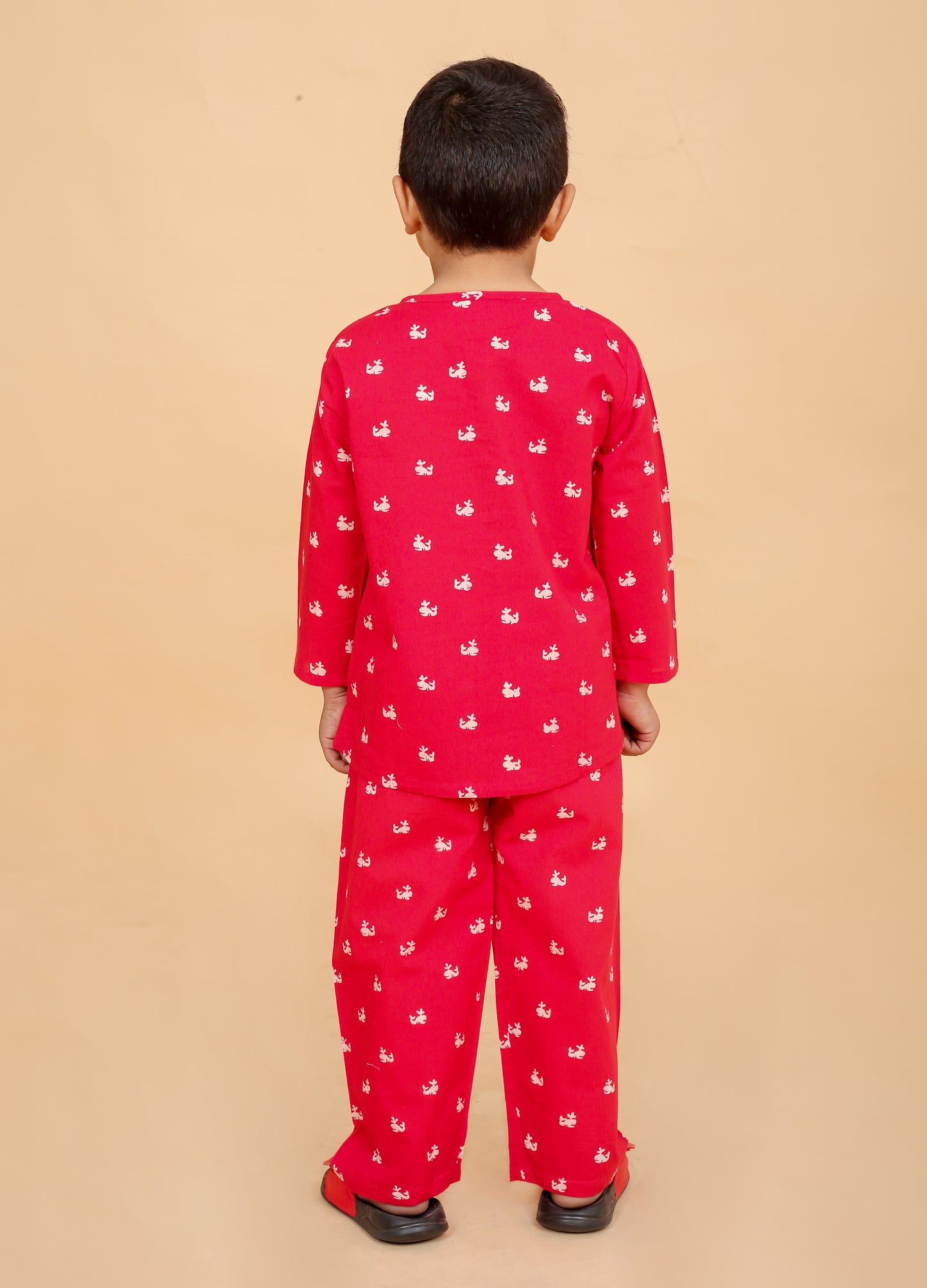 Red Whale Night Suit