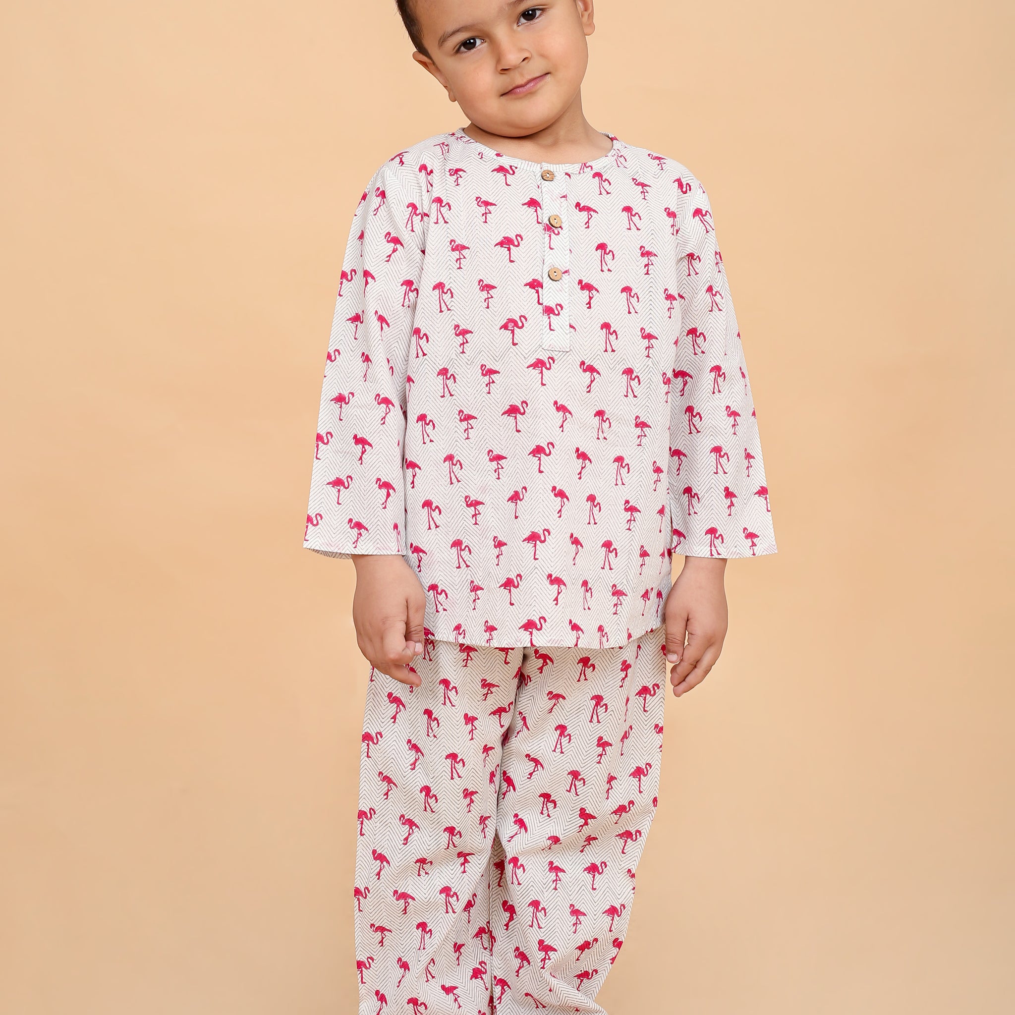 Flamingo Printed Night Suit