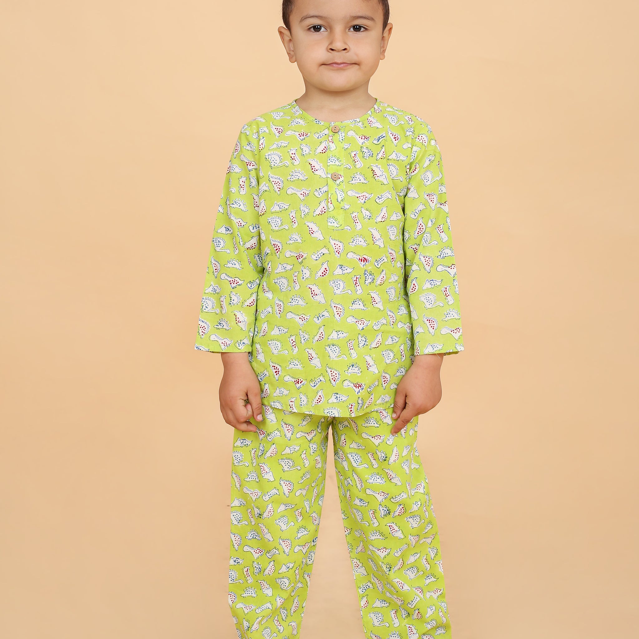 Green Dino Night Suit