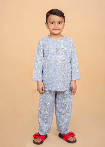 Duck Printed Night Suit