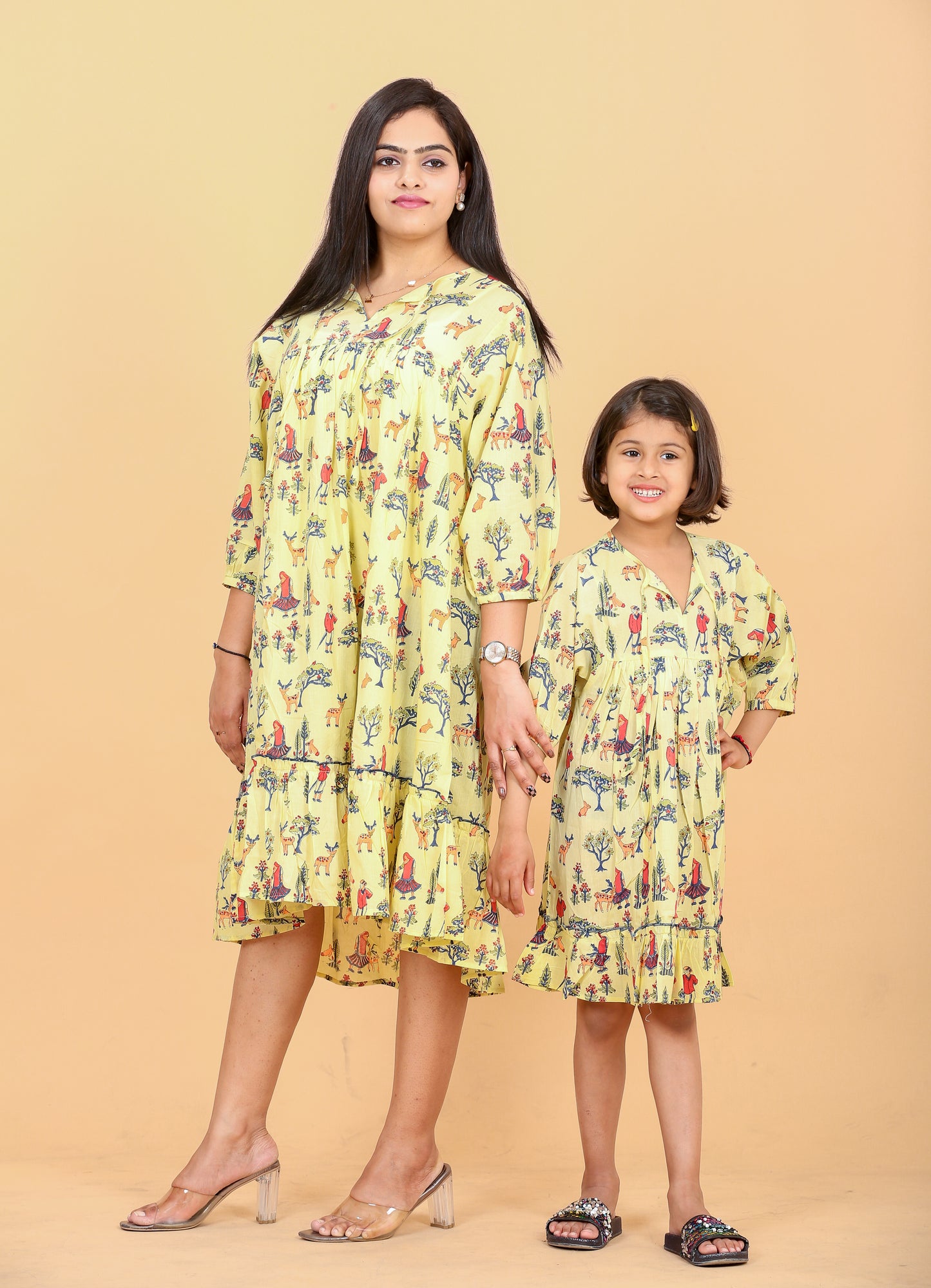 Copy of Mom baby Twinning Yellow Dress