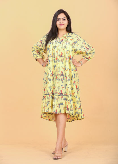 Copy of Mom baby Twinning Yellow Dress