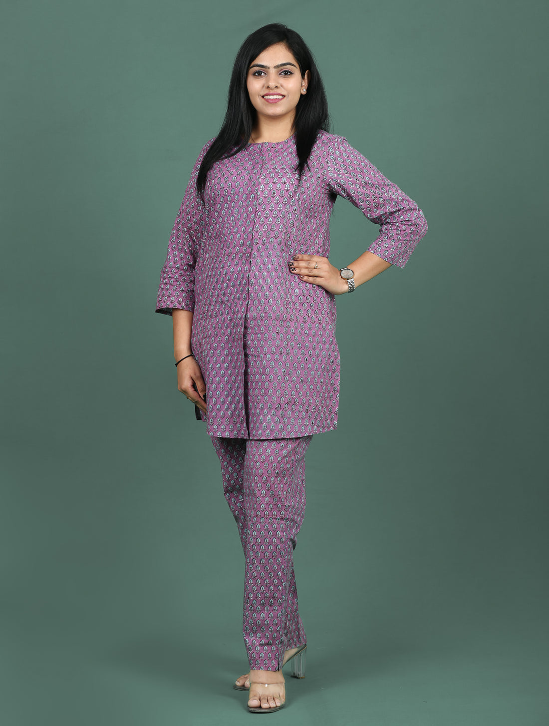 Purple Booti Co-ord Set forWomen