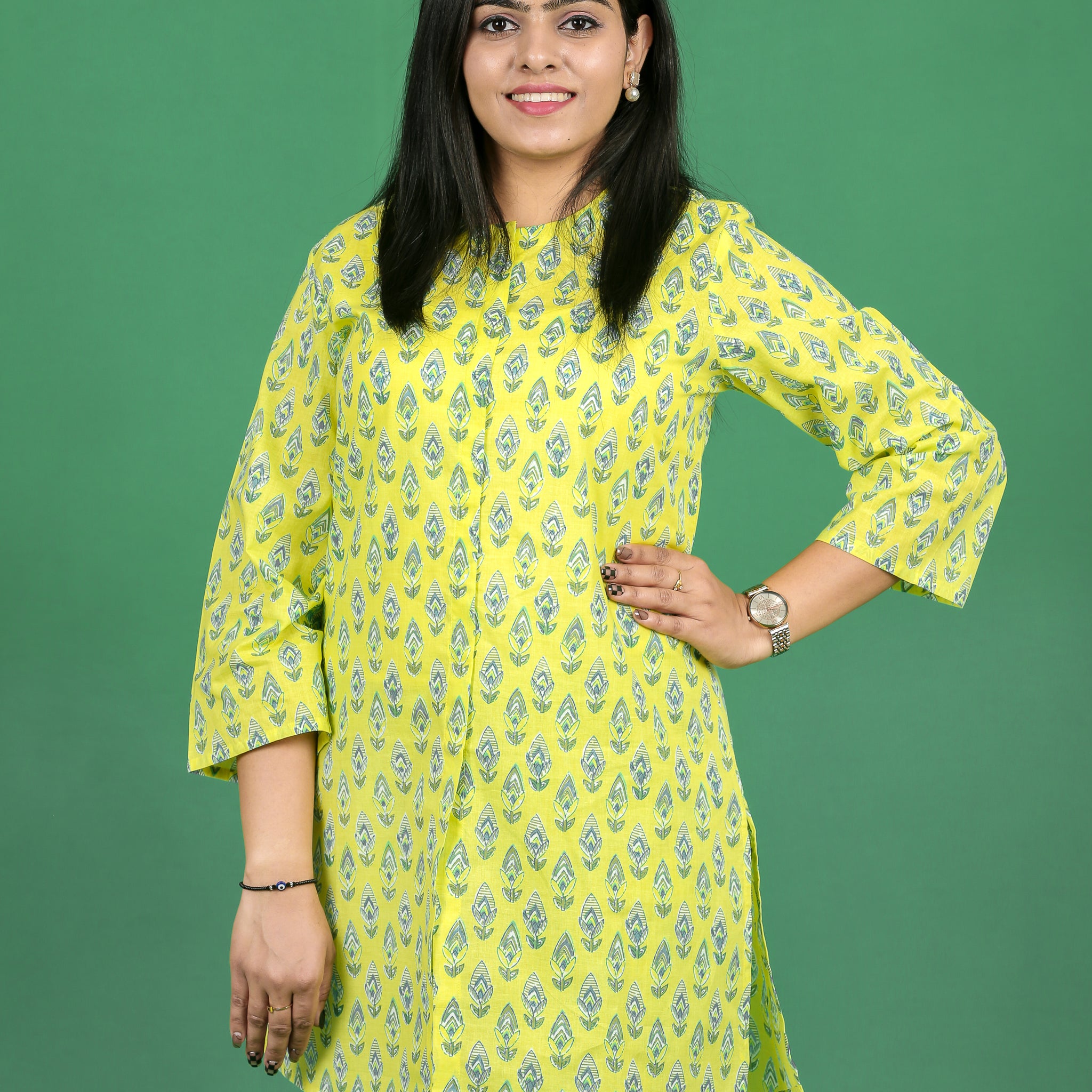 Lime Green Co-ord Set forWomen