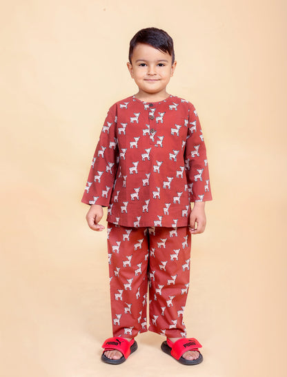 Brown Deer Night Suit