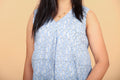 Duck print twinning set mom and child - close up