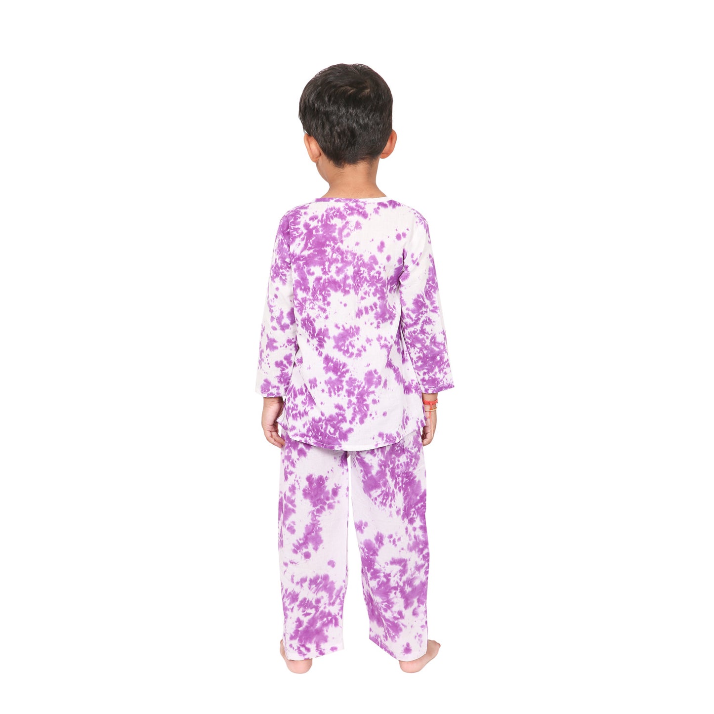 Purple Tie and Dye Night Suit