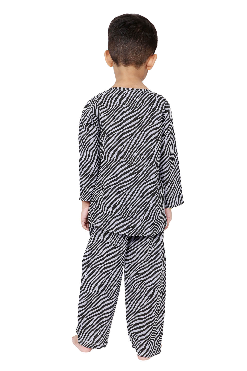 Black Zebra Night Suit