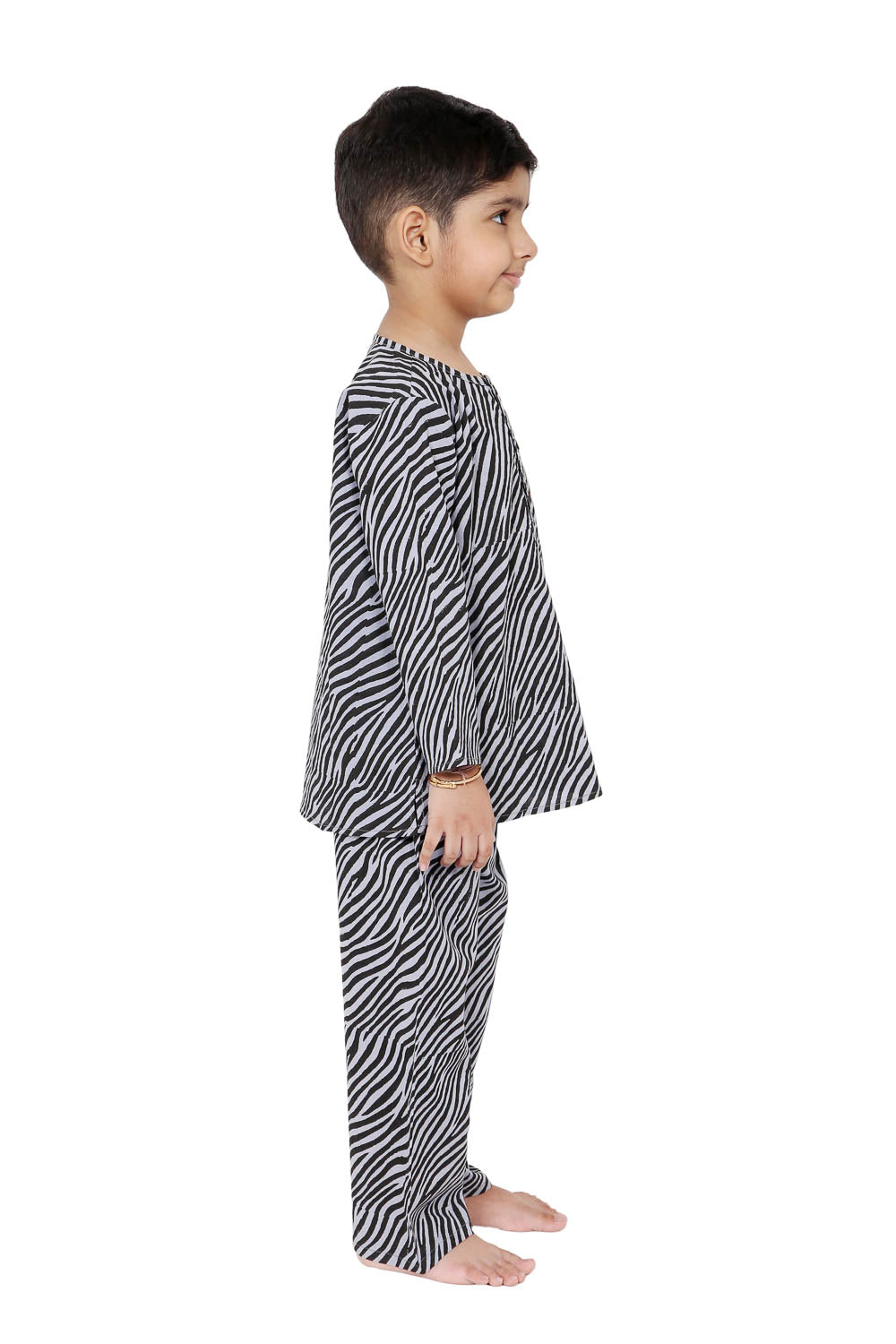 Black Zebra Night Suit