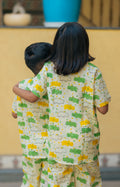 cute animal print cotton nightsuit