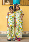 hand block printed girls nightwear India